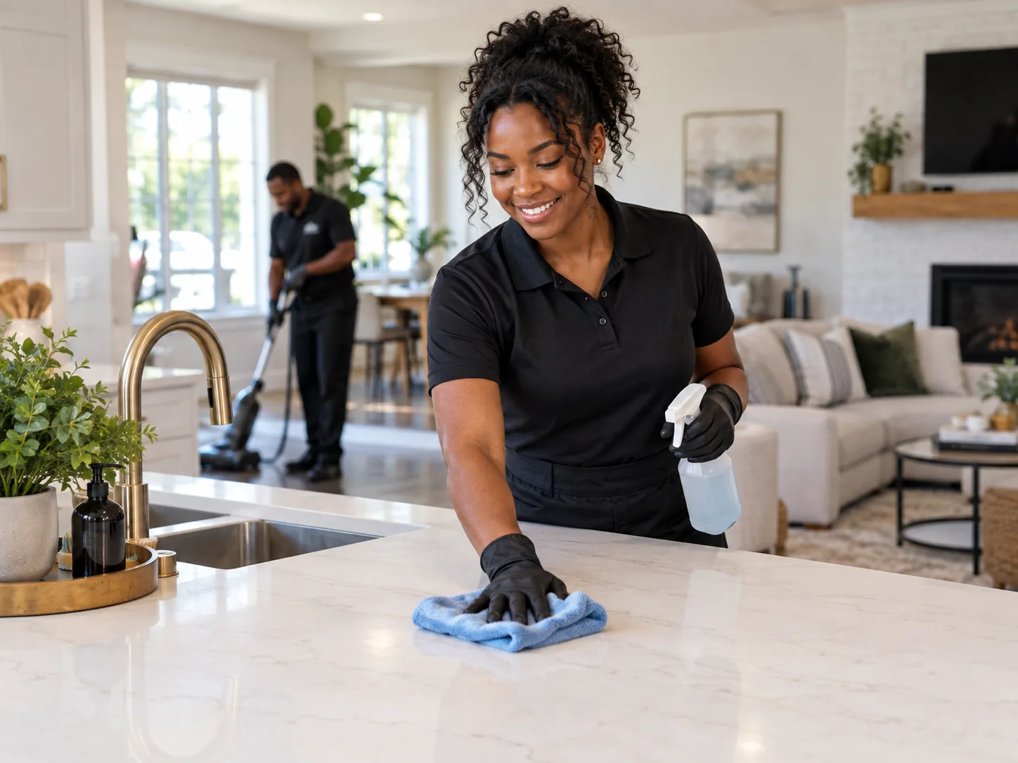 I manage an apartment building, they just finished painting one of the apartments and I forgot to schedule the cleaning. The new tenant moves in soon, what should I do?